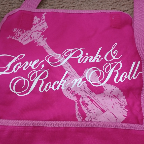 Vintage Pink prop display bag Victoria Secret ❤️ purse Crossbody  Rock Roll